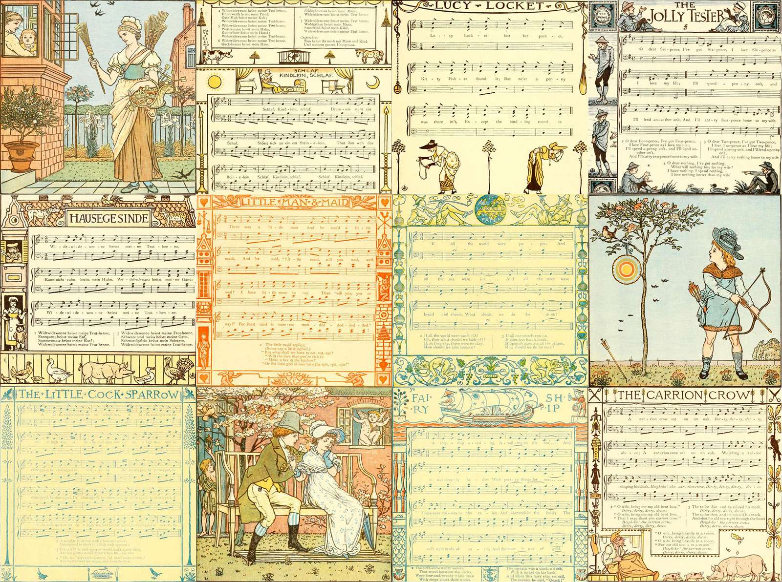 Crane W -1890- The Baby's Bouquet-02 Puzzlespiel online