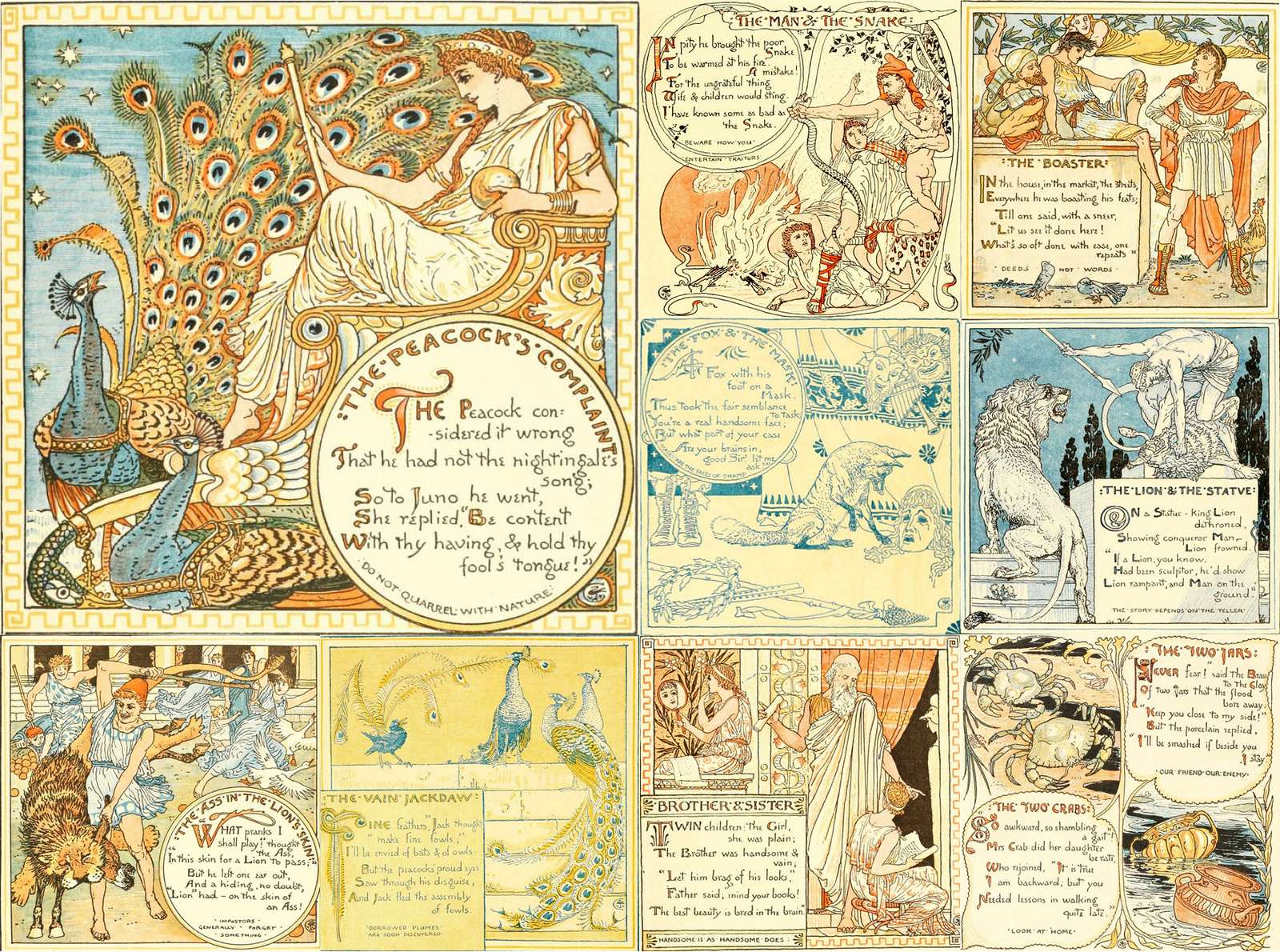 Crane W -1890- Baby's Own Aesop-03 Puzzlespiel online