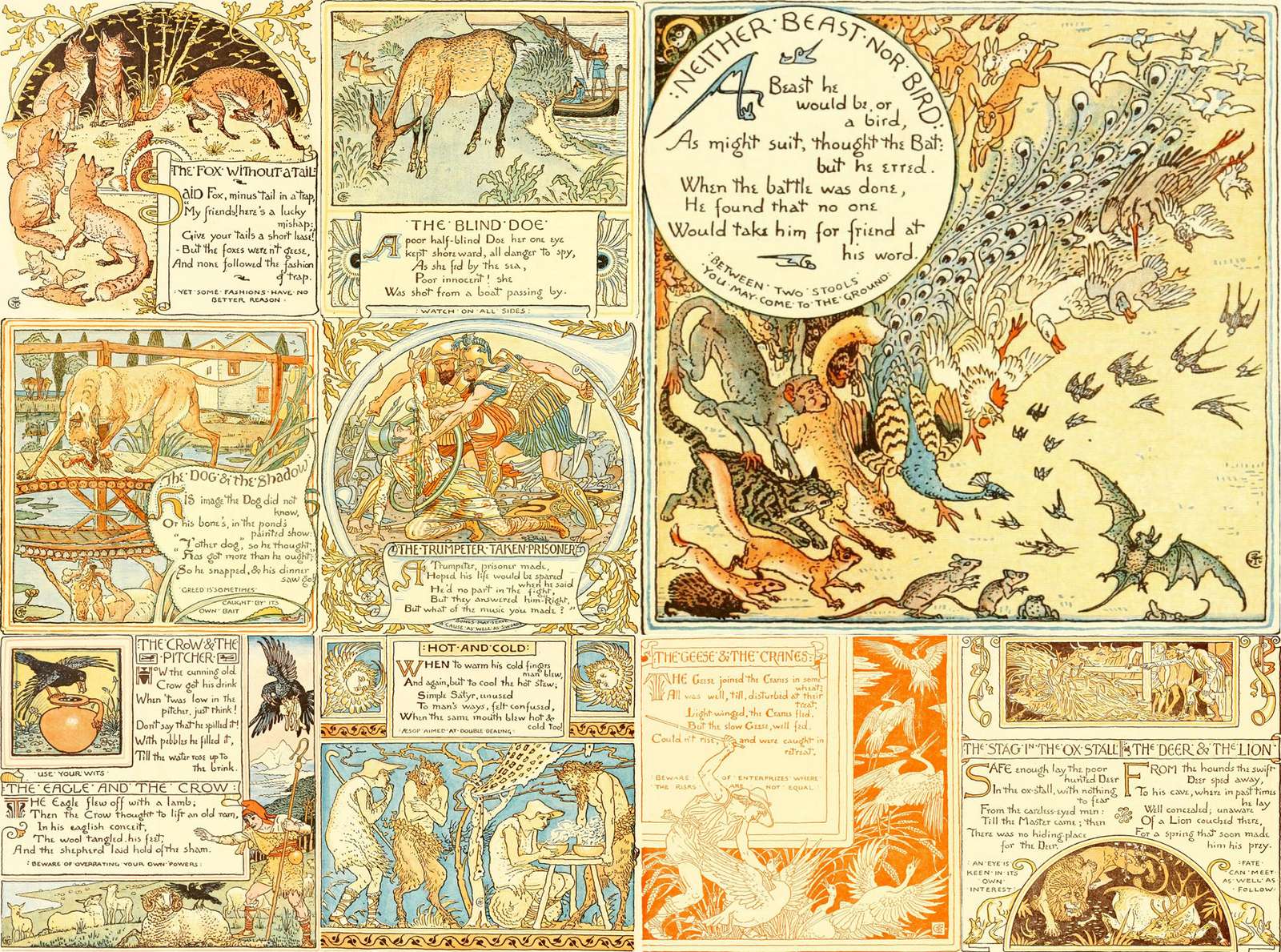 Crane W -1890- Baby's Own Aesop-04 Online-Puzzle