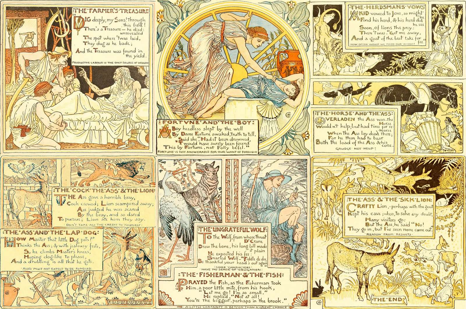 Grue W -1890- Le propre de bébé Aesop-06 puzzle en ligne