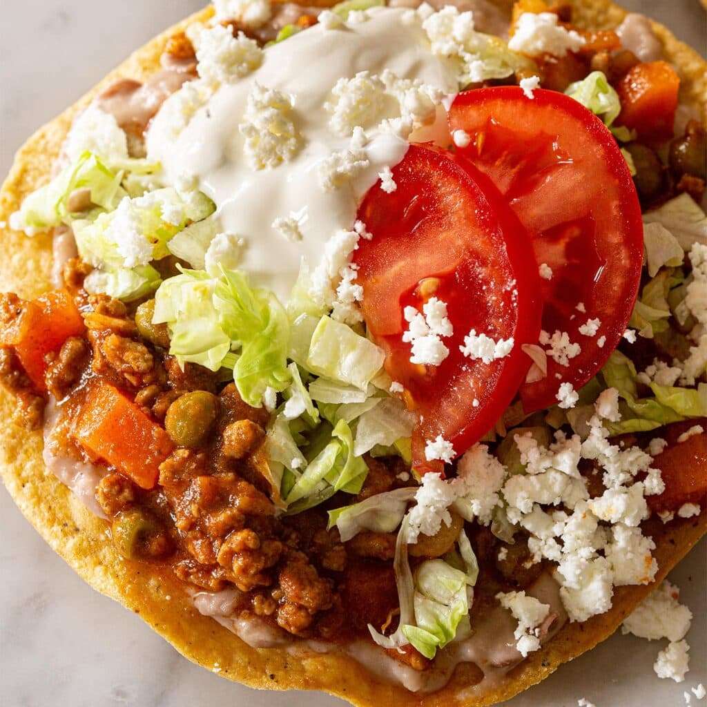 Tostada De Picadillo puzzle online