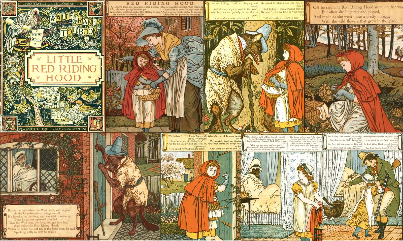 Grue W -1874- Le Petit Chaperon Rouge puzzle en ligne