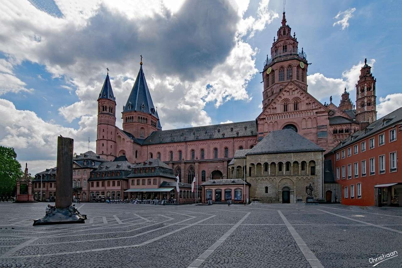Cattedrale di Magonza, Magonza, Renania-Palatinato. puzzle online