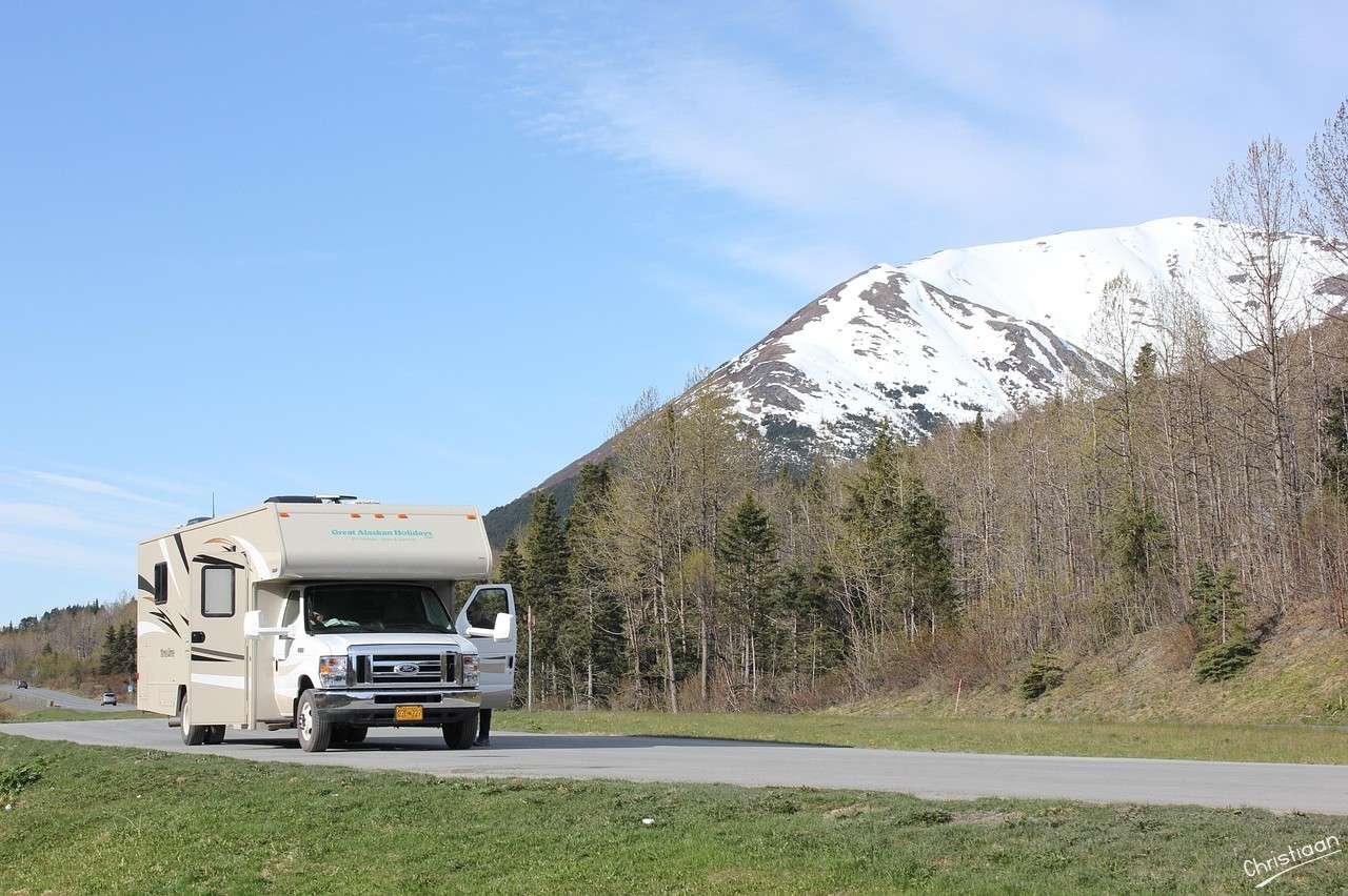 Con il camper in Alaska. puzzle online