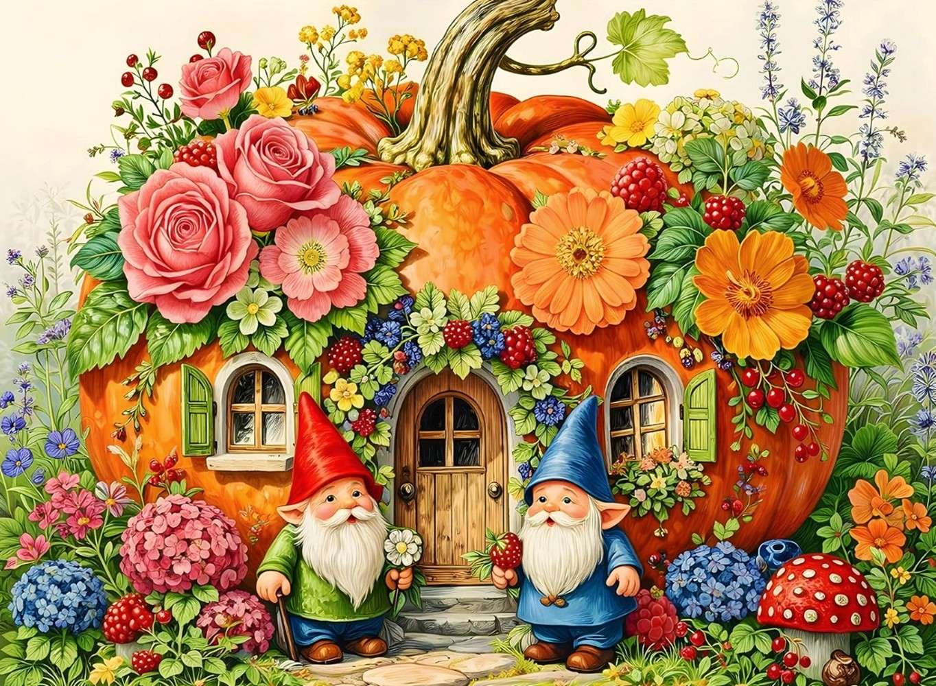 Casa do Gnomo de Abóbora puzzle online