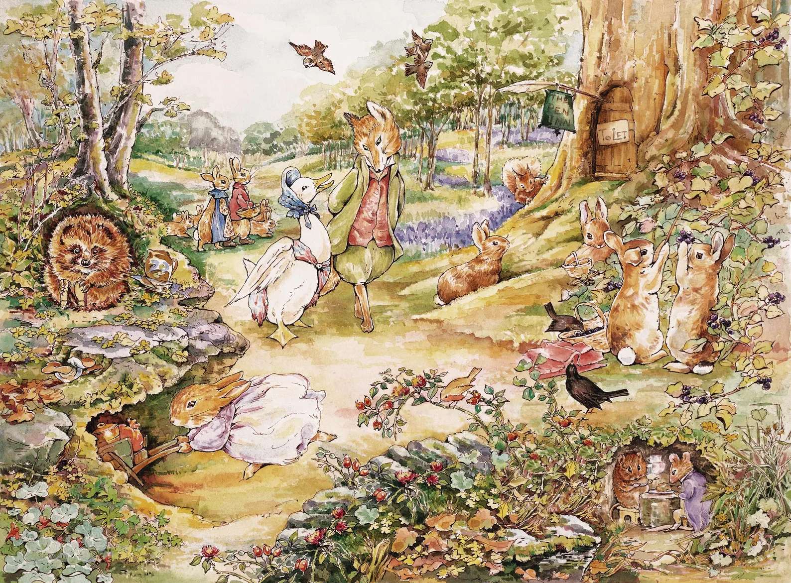 beatrix potter characters online puzzle