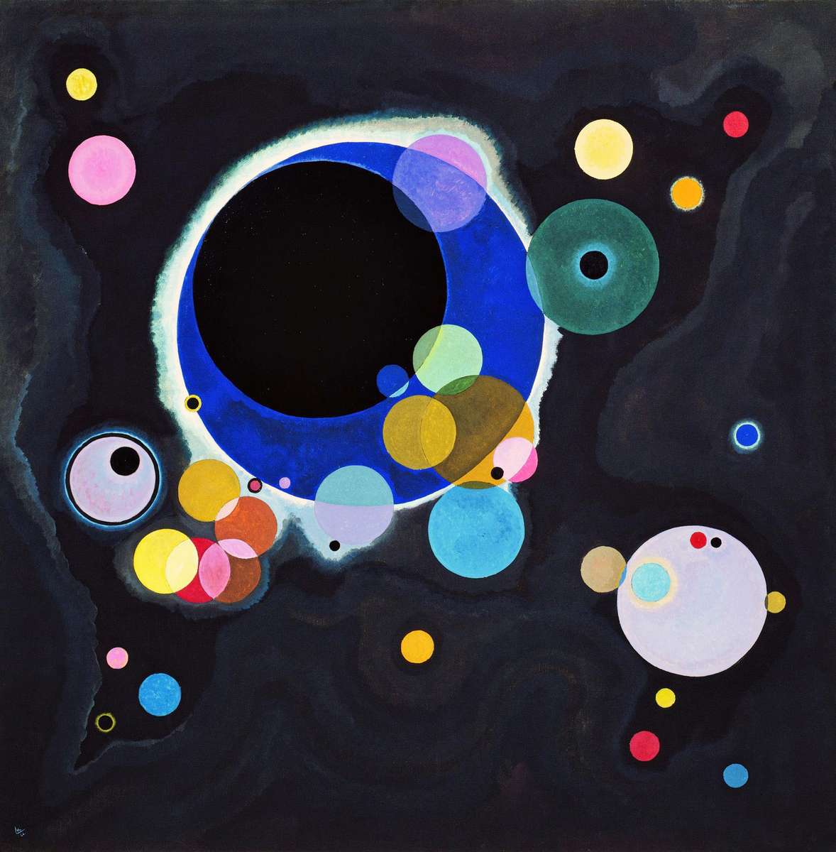 Several Circles (1926) - Wassily Kandinsky jigsaw puzzle online