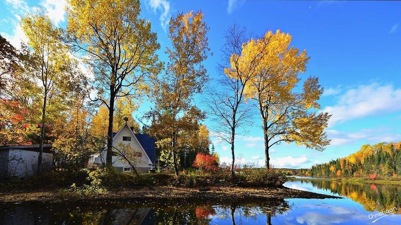 Paysage, Automne, Nature. puzzle en ligne
