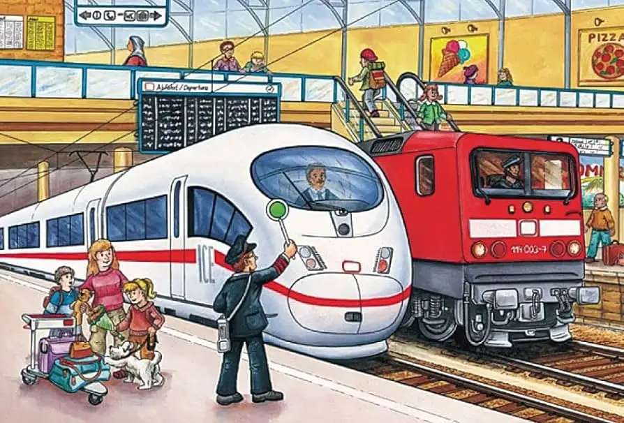 Estación de ferrocarril rompecabezas en línea