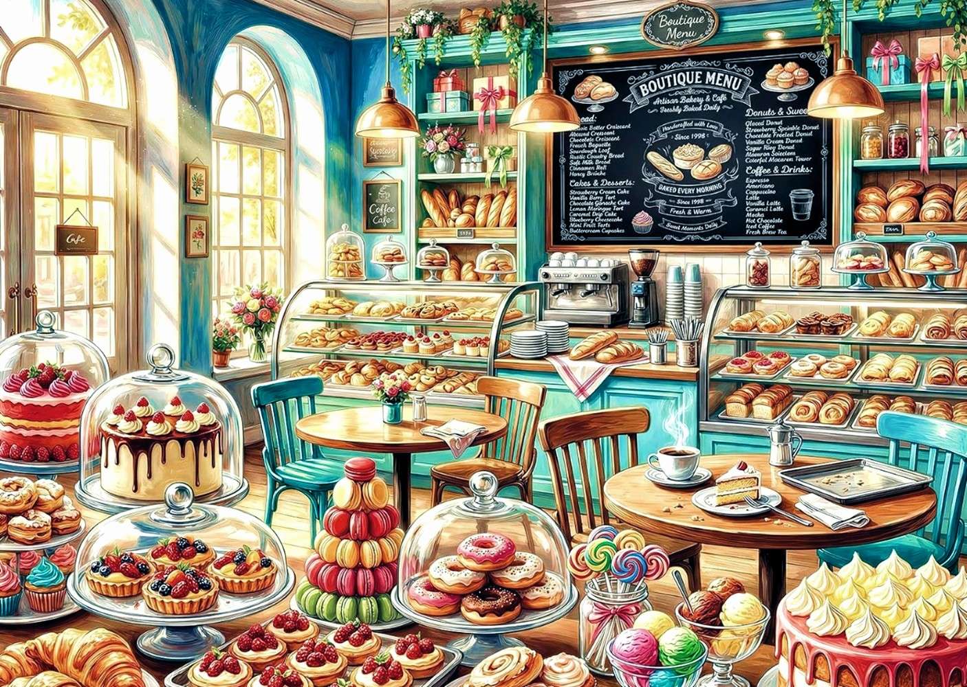 Urocza cukiernia puzzle online