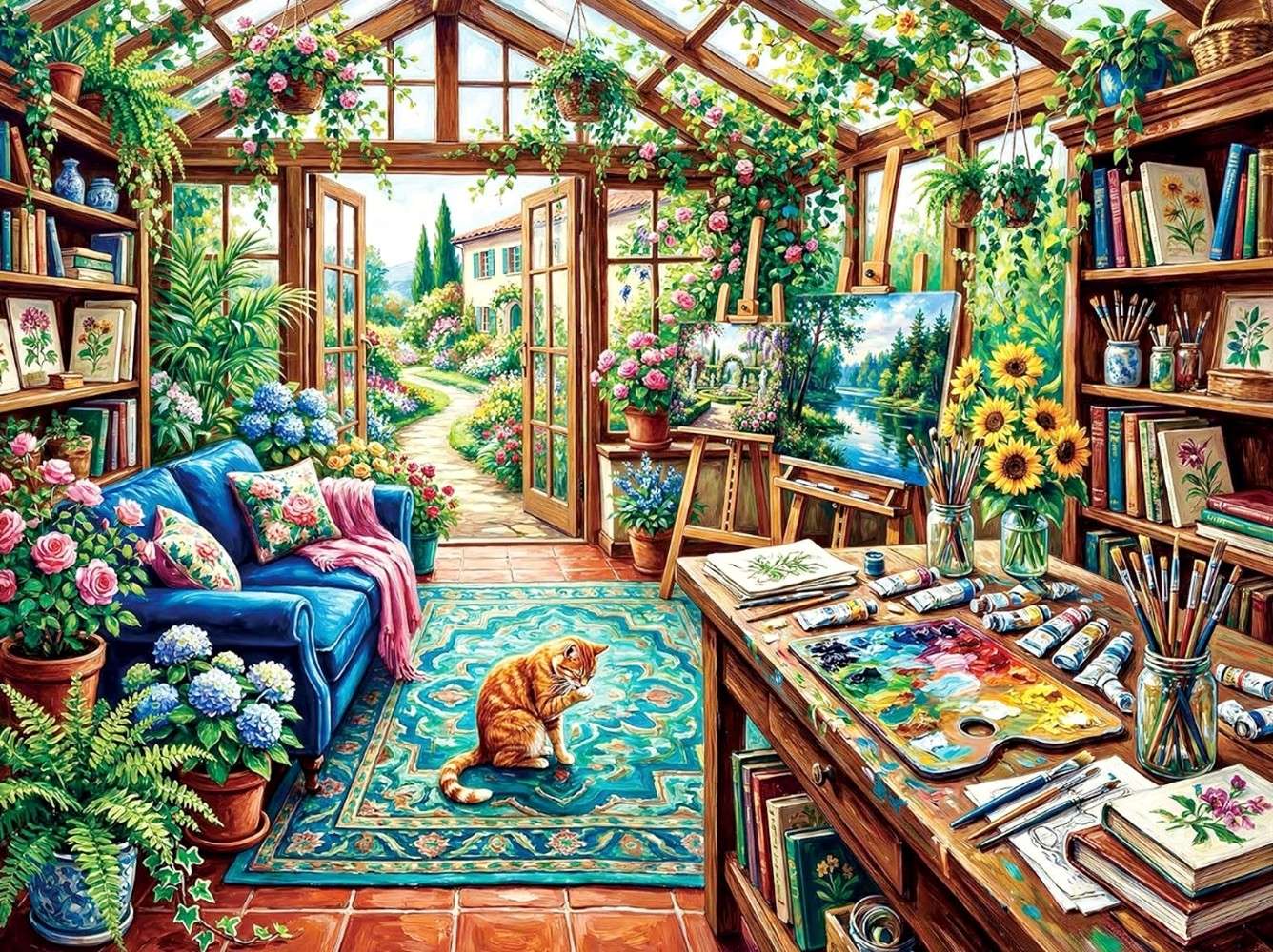Artist's Studio online puzzle