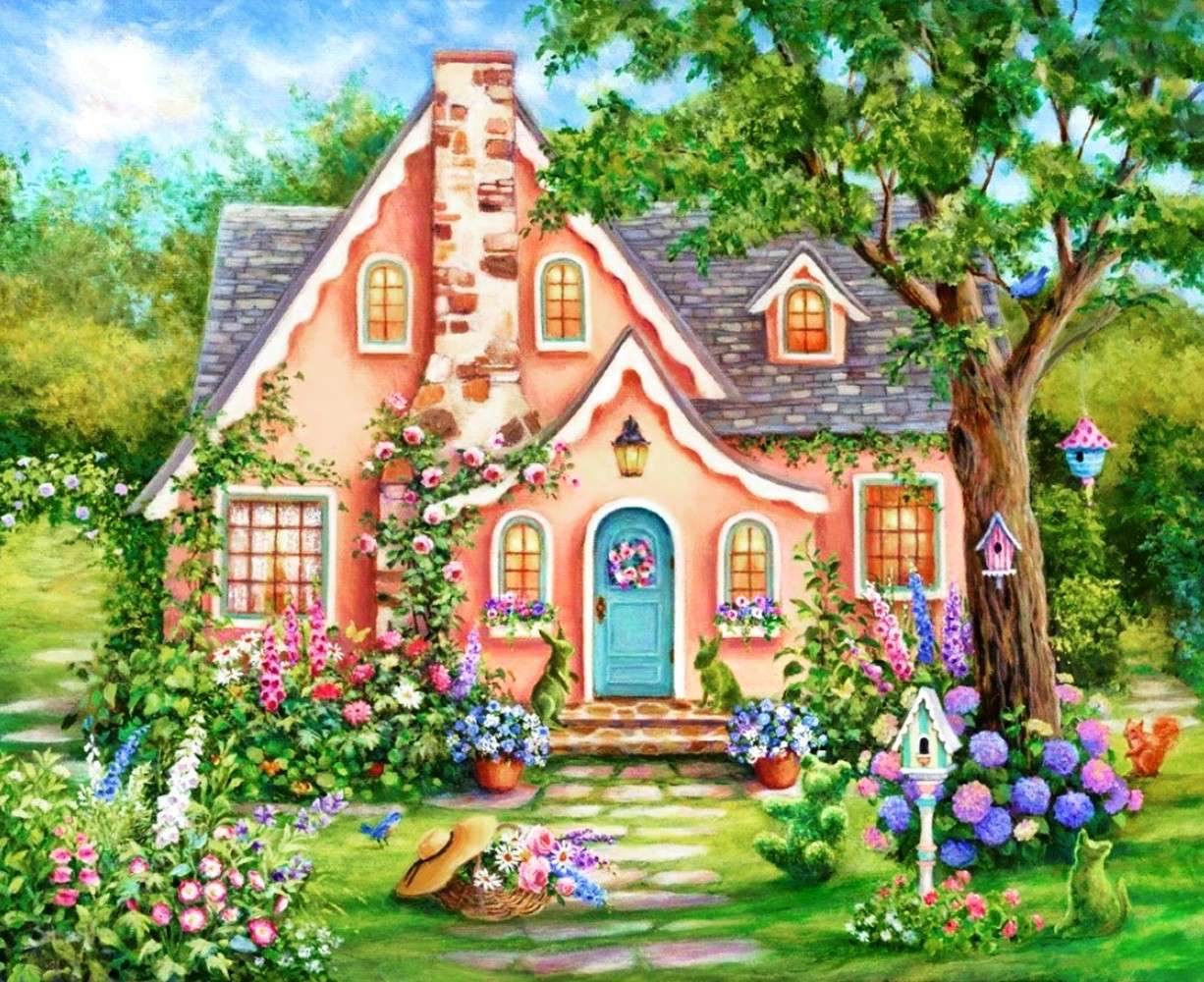 Acasă fericită jigsaw puzzle online