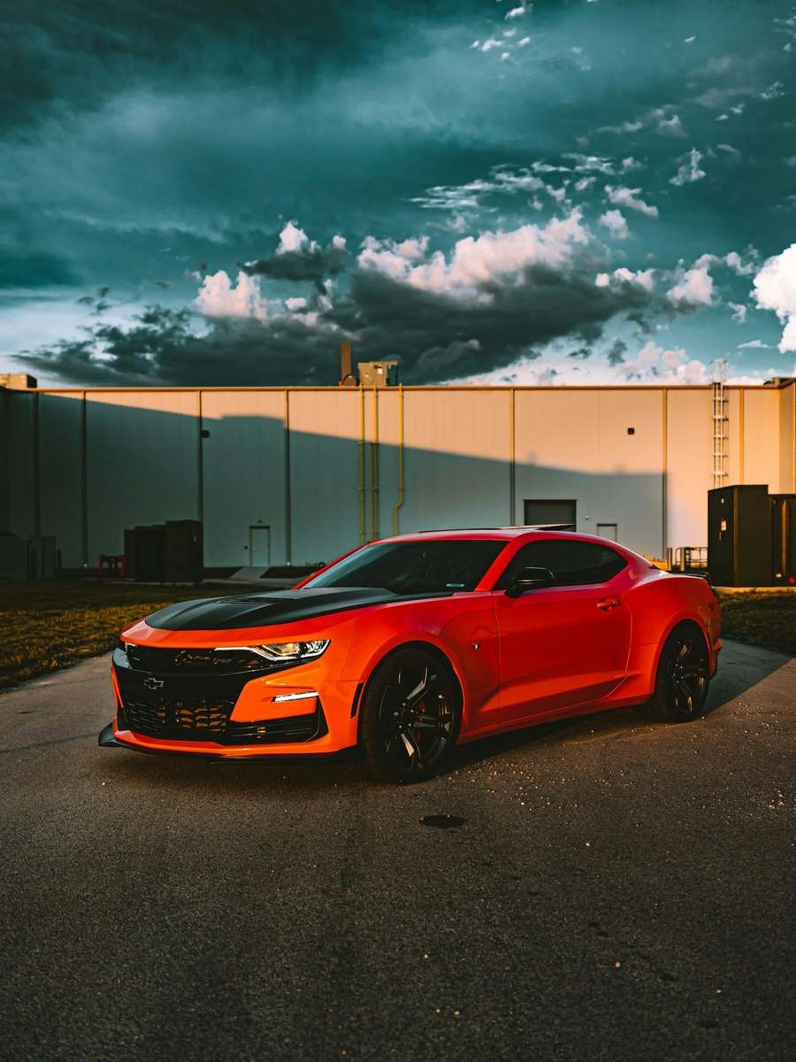 car sport car orange online puzzle