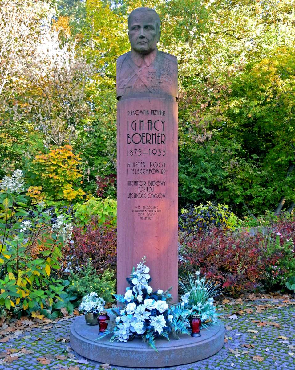 Columna con busto del coronel ingeniero Ignacy Boerner rompecabezas en línea
