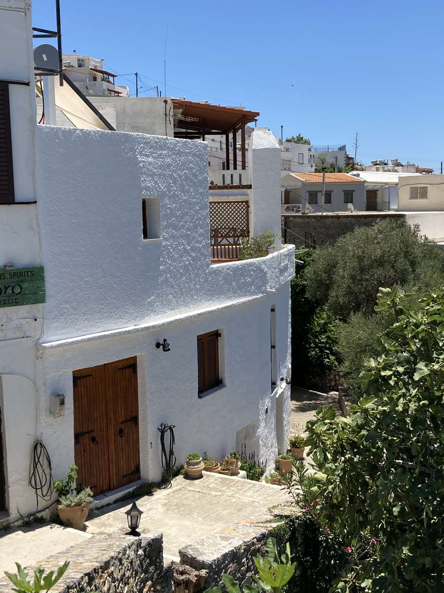 Creta piccolo vicolo a Myrthios puzzle online
