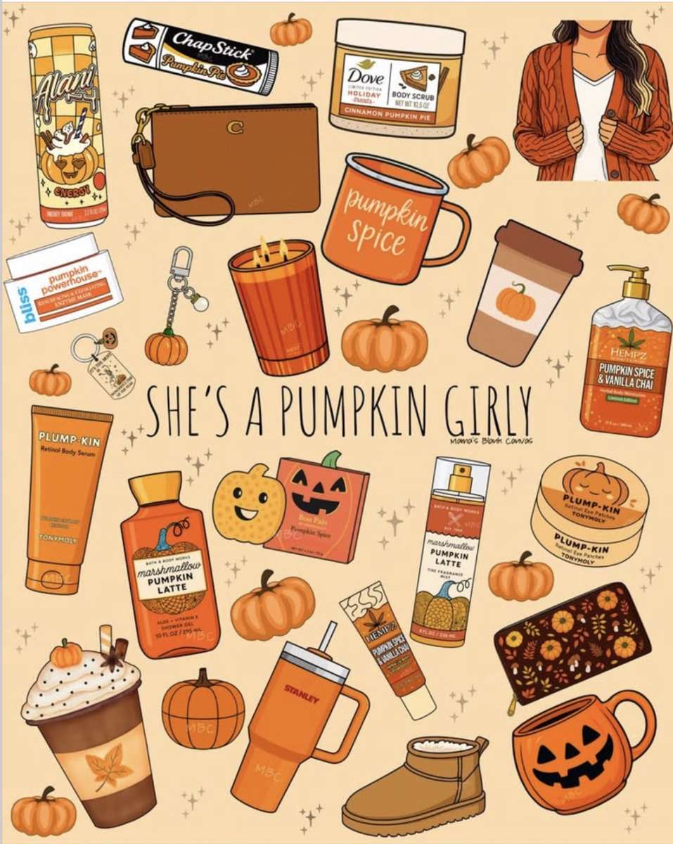 SHE'S A PUMPKIN GIRLY jigsaw puzzle online