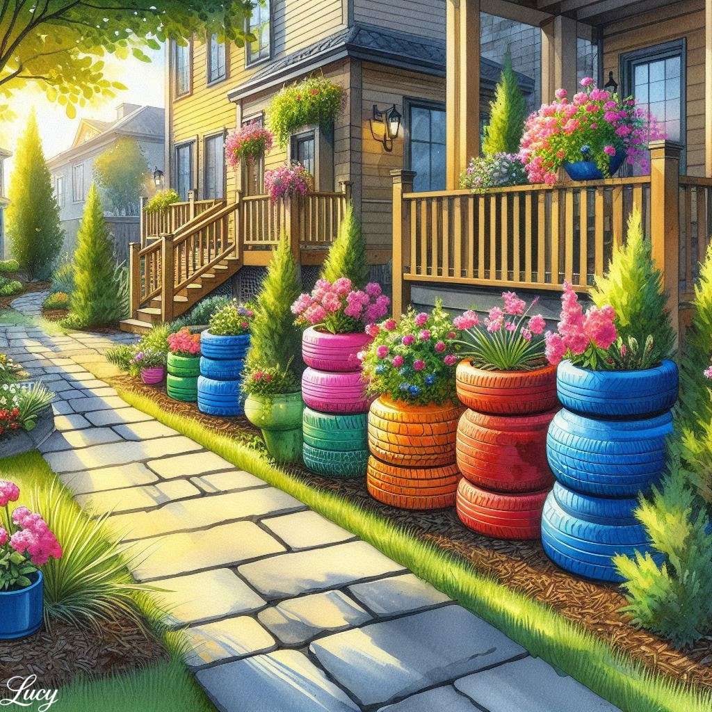 Suburban backyard garden jigsaw puzzle online