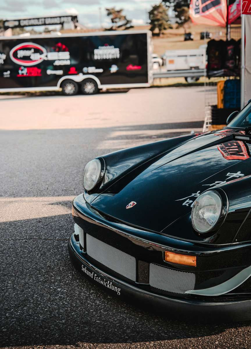 black porsche modified car jigsaw puzzle online