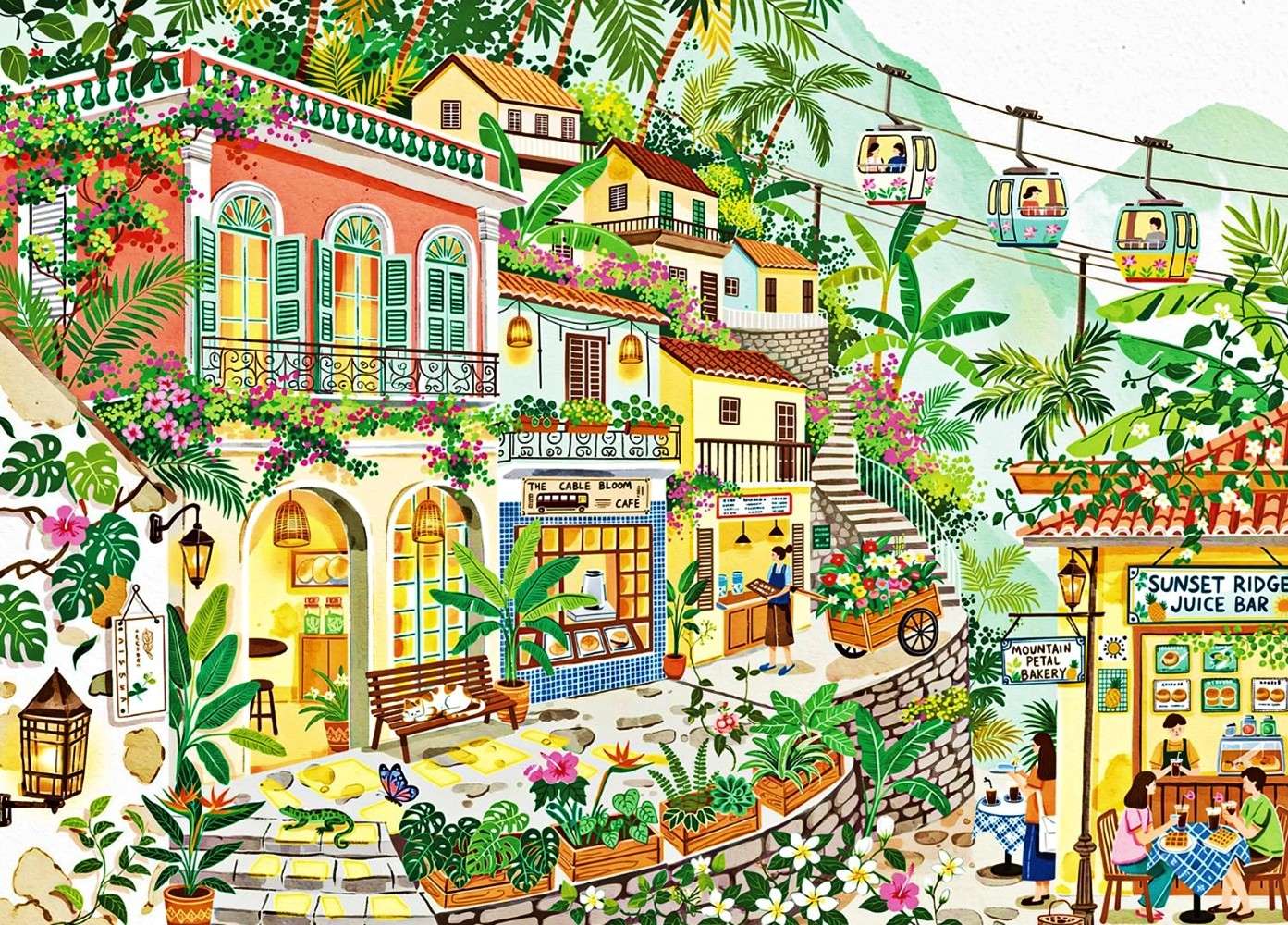 Rua da encosta quebra-cabeças online