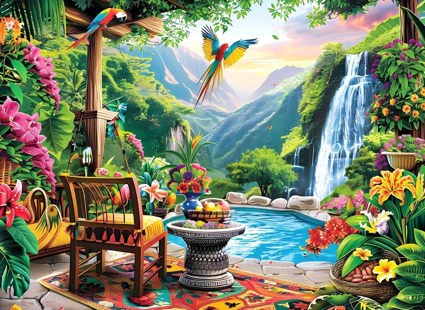 Retiro Tropical puzzle online