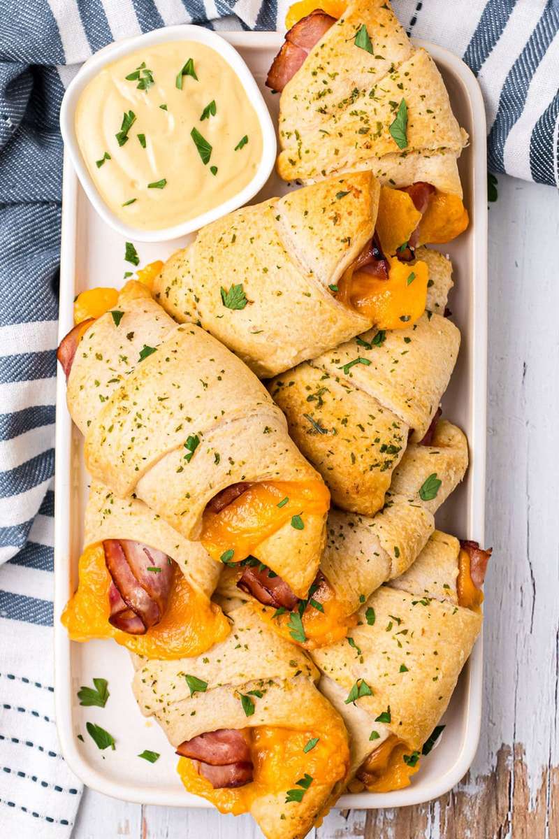 Roulés au jambon et au fromage puzzle en ligne