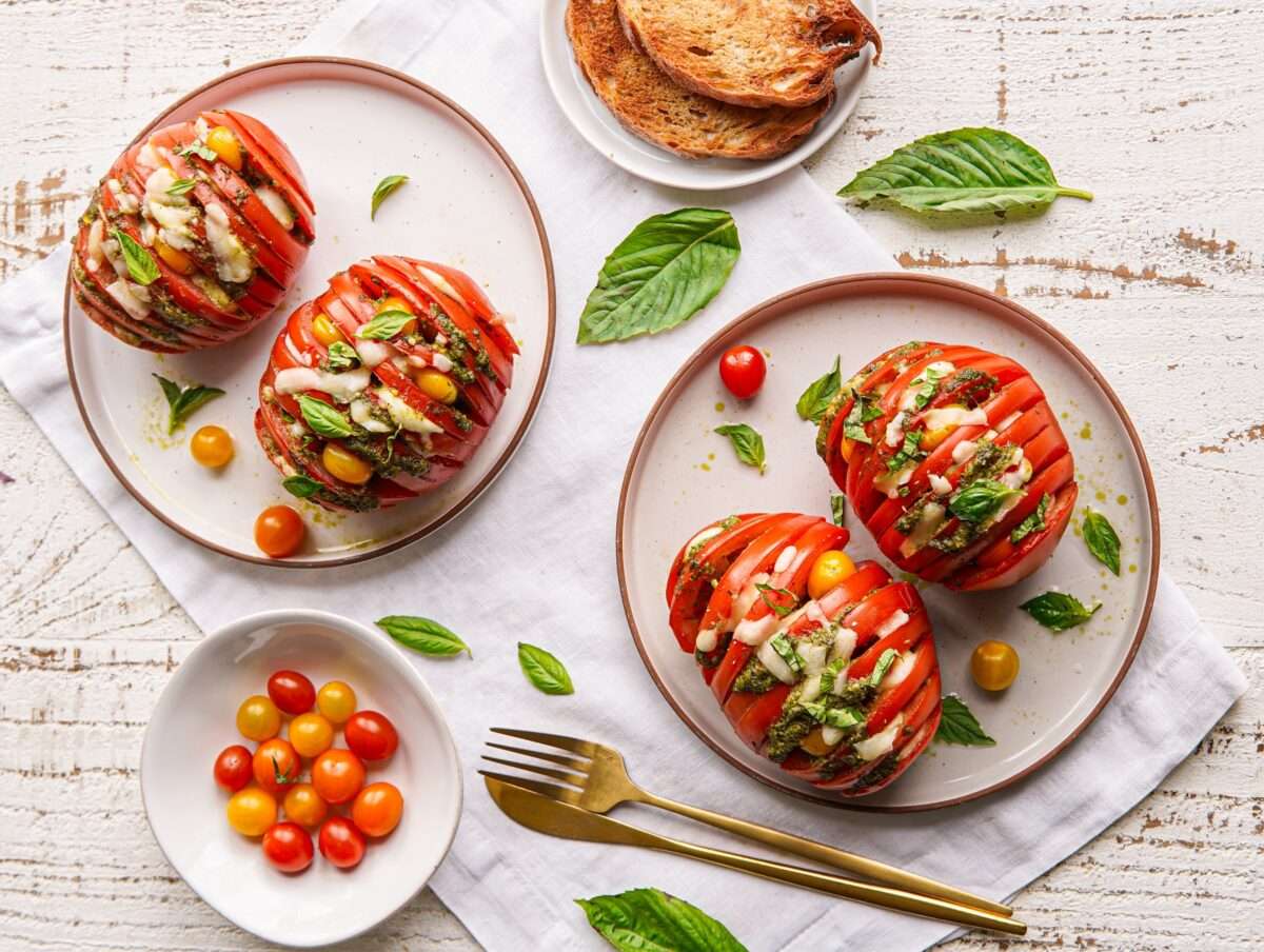 Tomates Hasselback puzzle en ligne