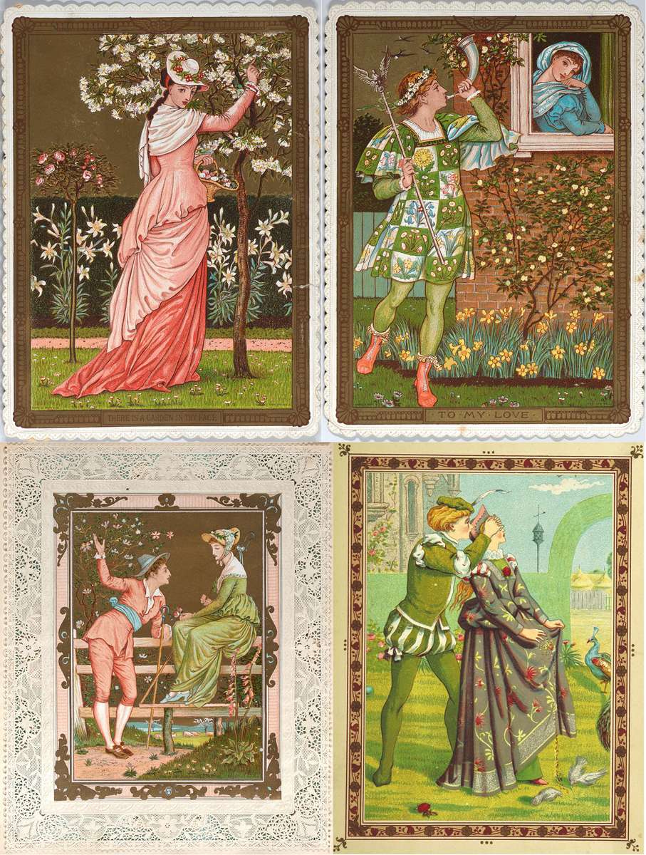 Crane W -1876- Valentine Cards_01 online puzzle