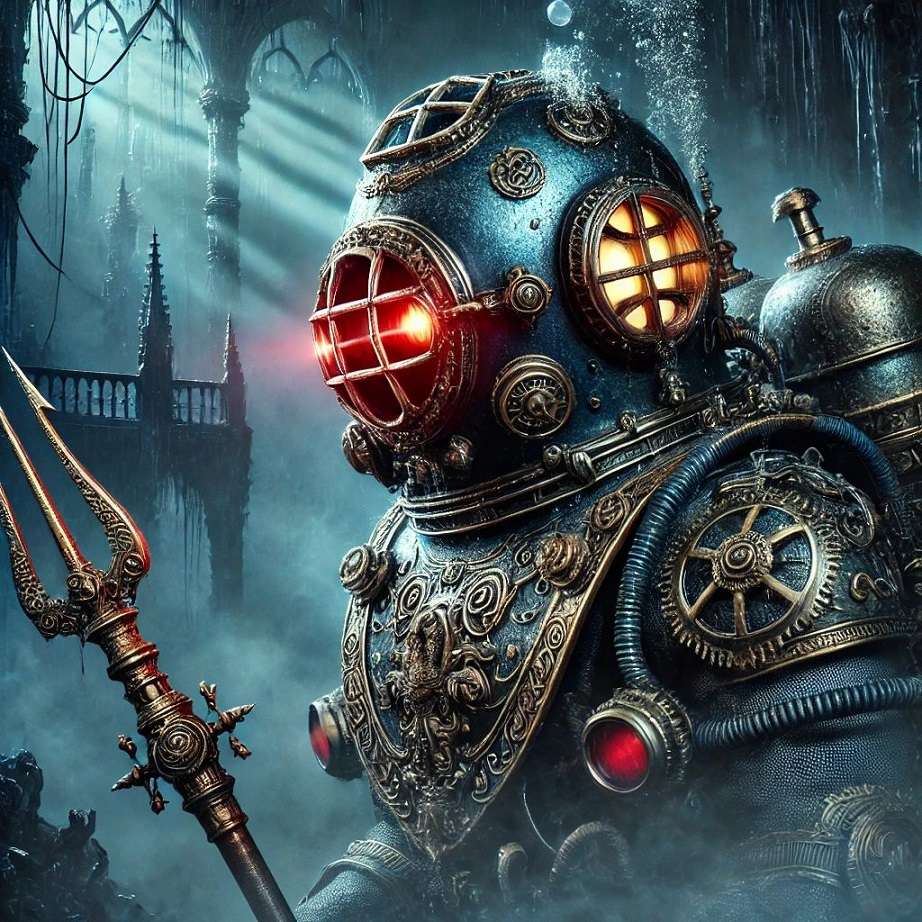 steam-punk djuphavsdykare Pussel online
