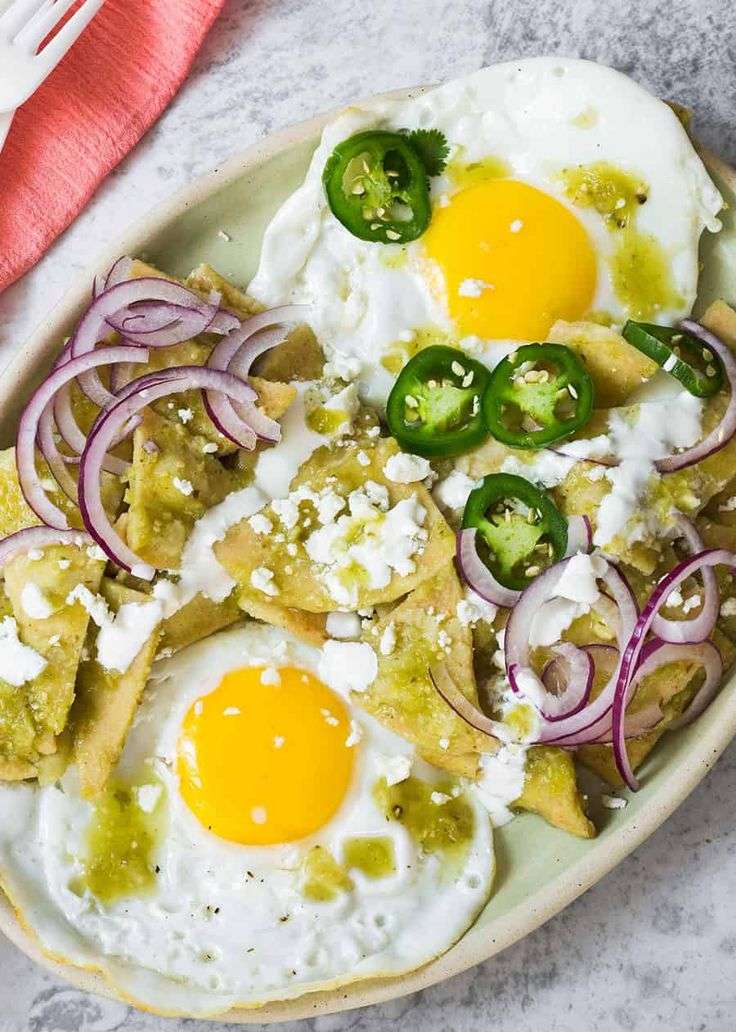 Petit déjeuner chilaquiles puzzle en ligne