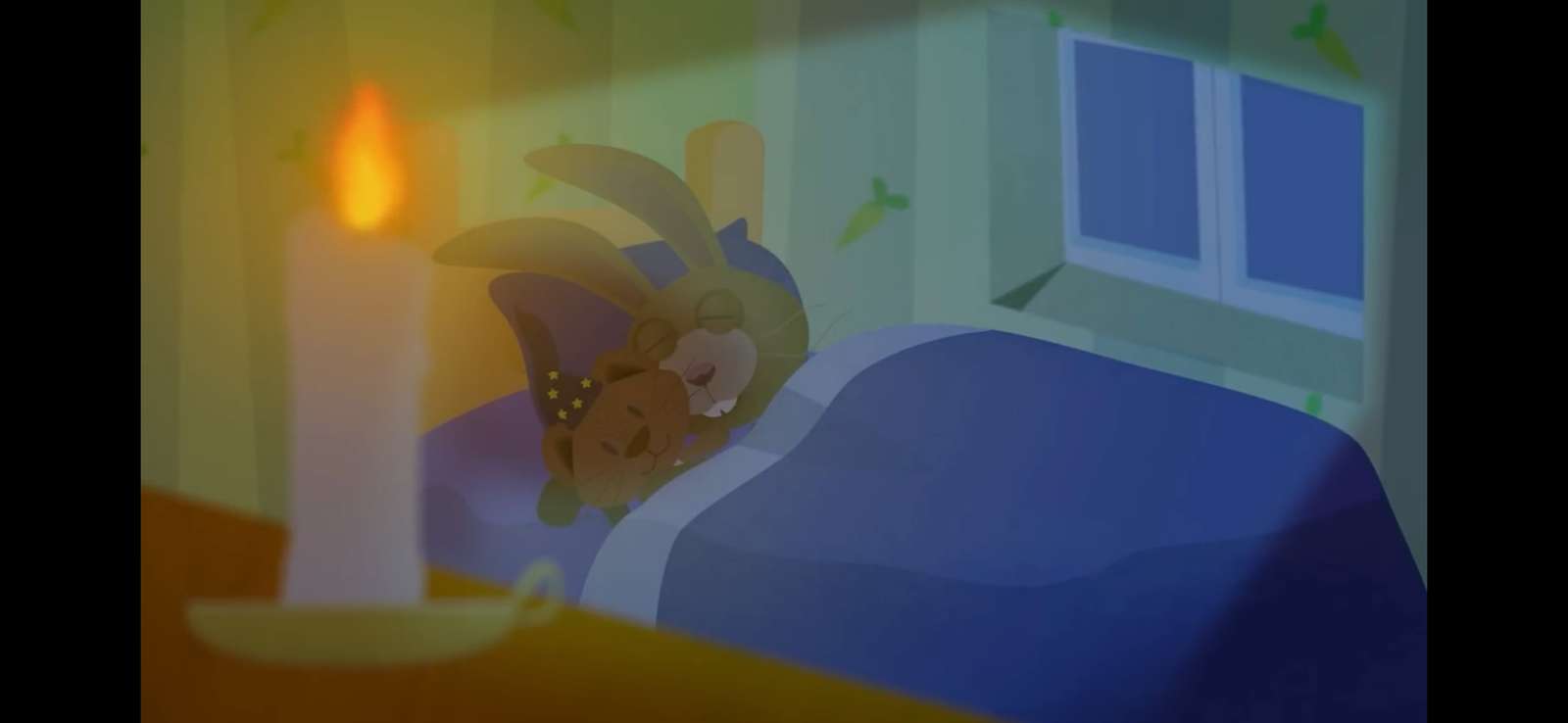 Lapin endormi puzzle en ligne