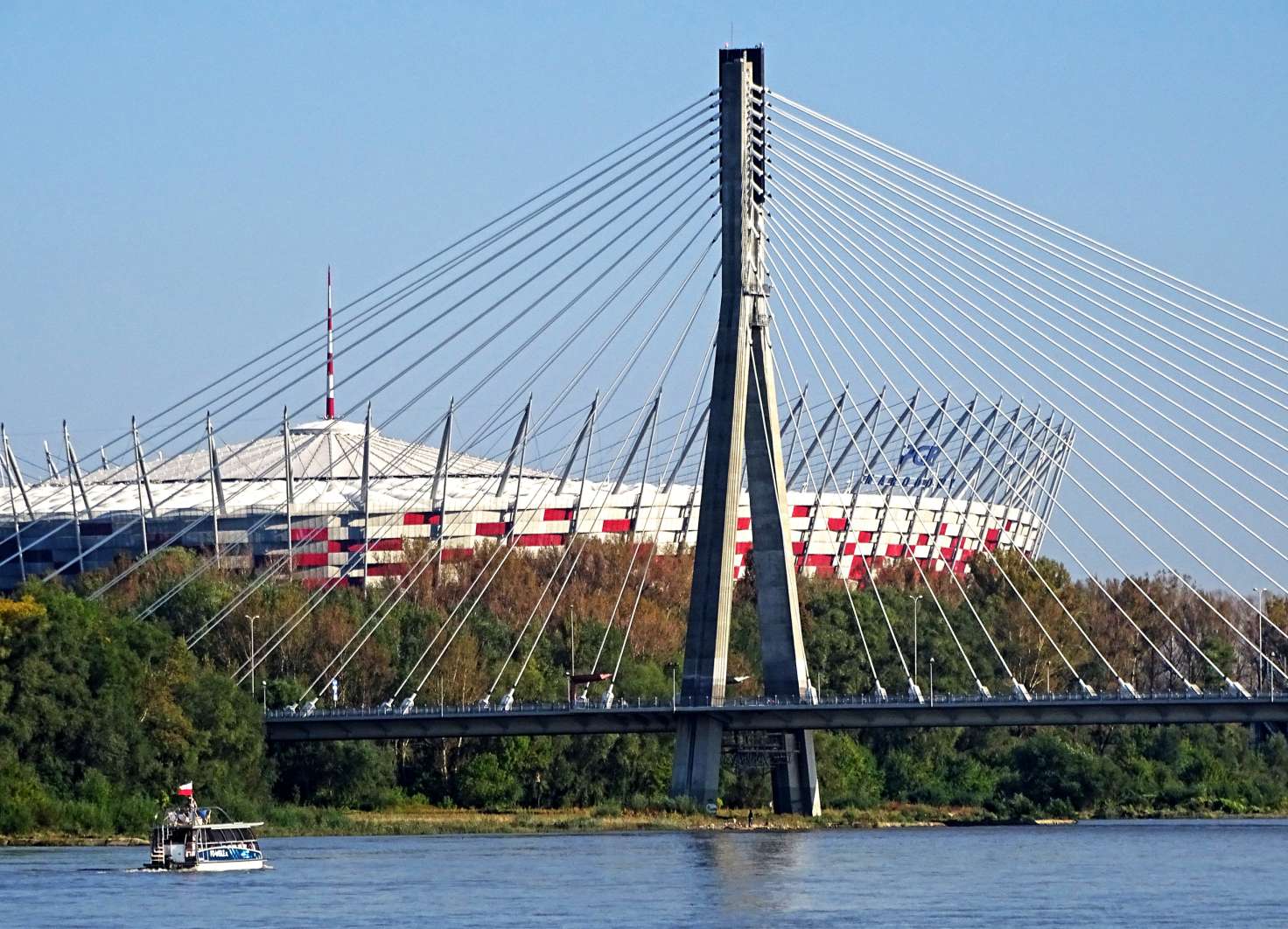 Pont Świętokrzyski et PGE Narodowy puzzle en ligne