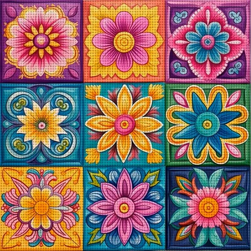 mosaico floreale puzzle online