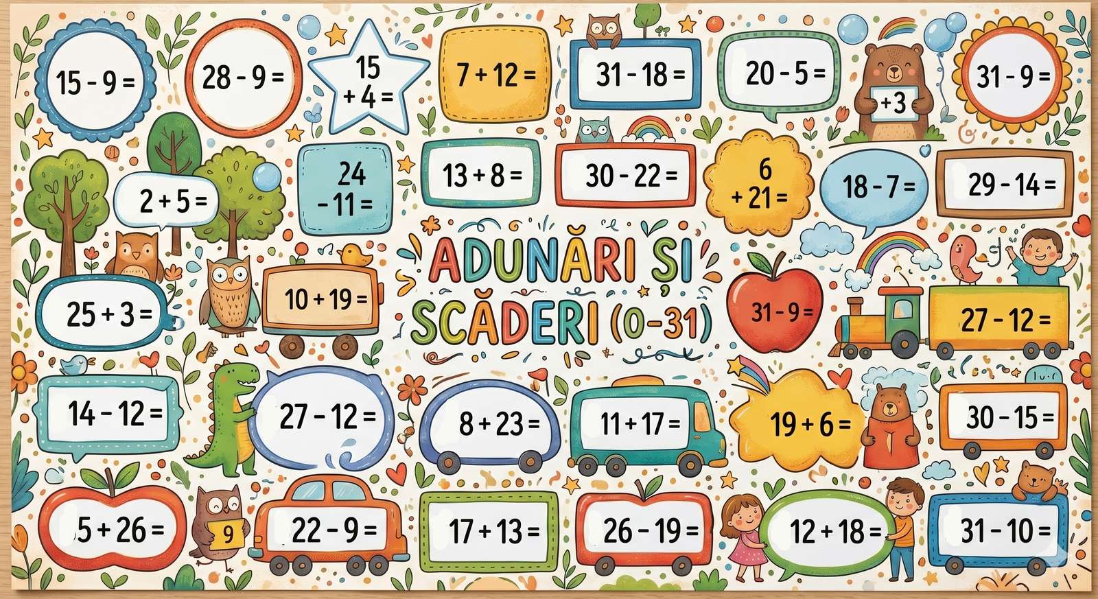 additions and subtractions jigsaw puzzle online