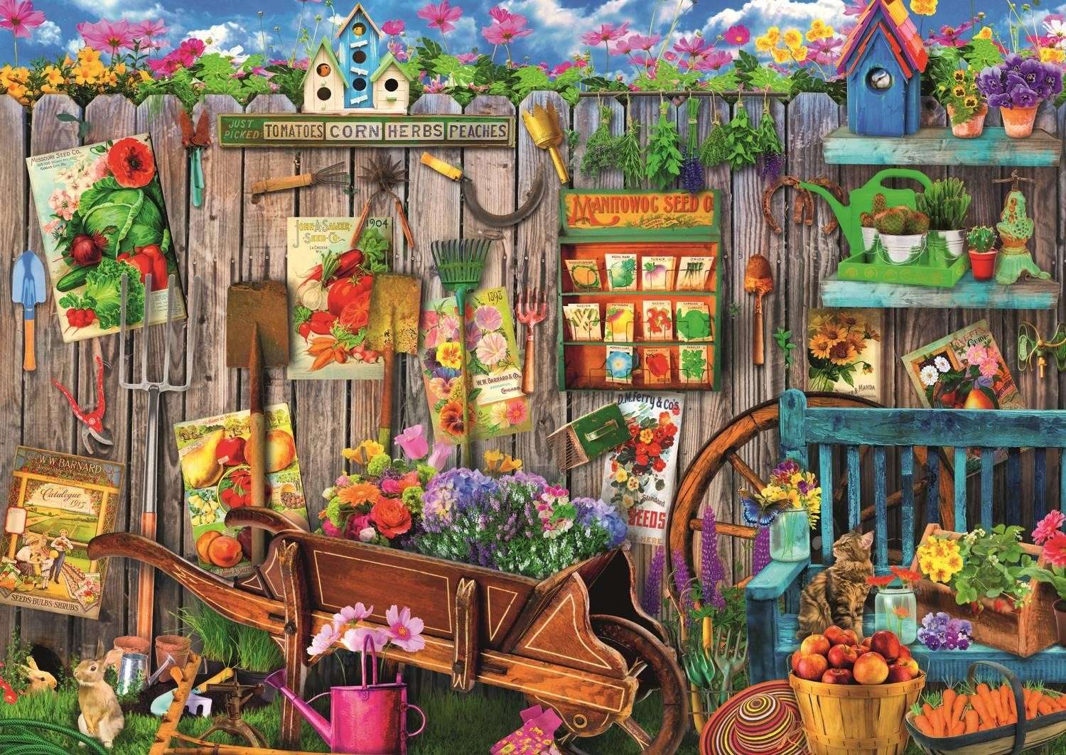 Jardinería: ¡ahora se vuelve colorida! rompecabezas en línea