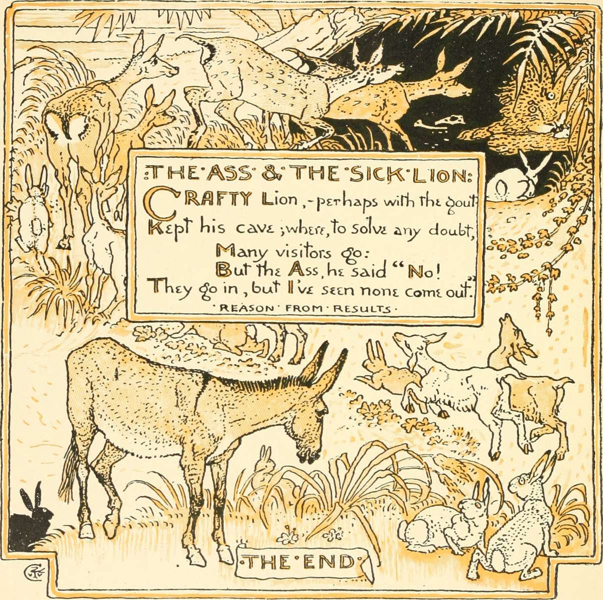 Crane W -1890- Baby's Own Aesop_188 Pussel online