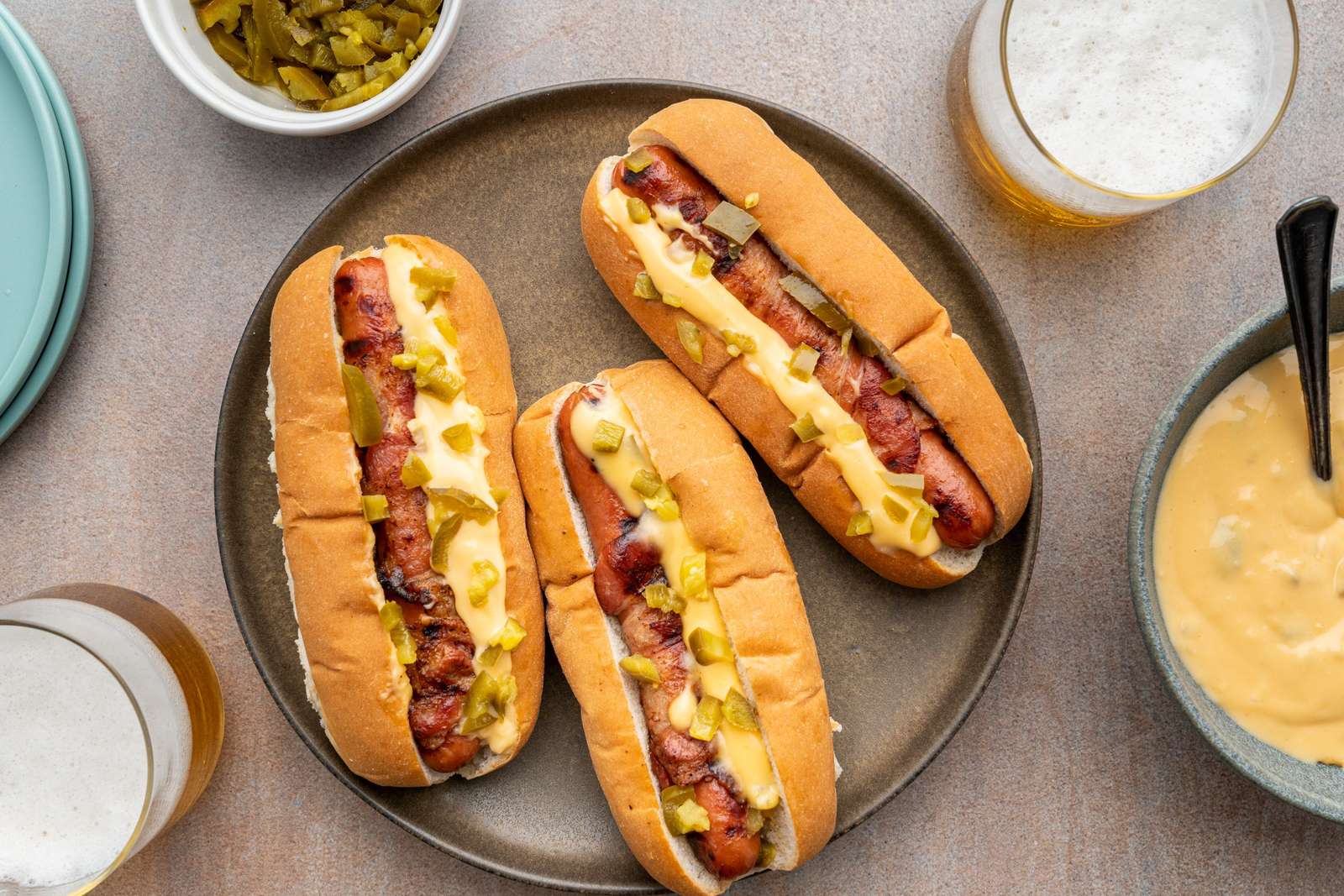 Cachorro-quente embrulhado em bacon quebra-cabeças online