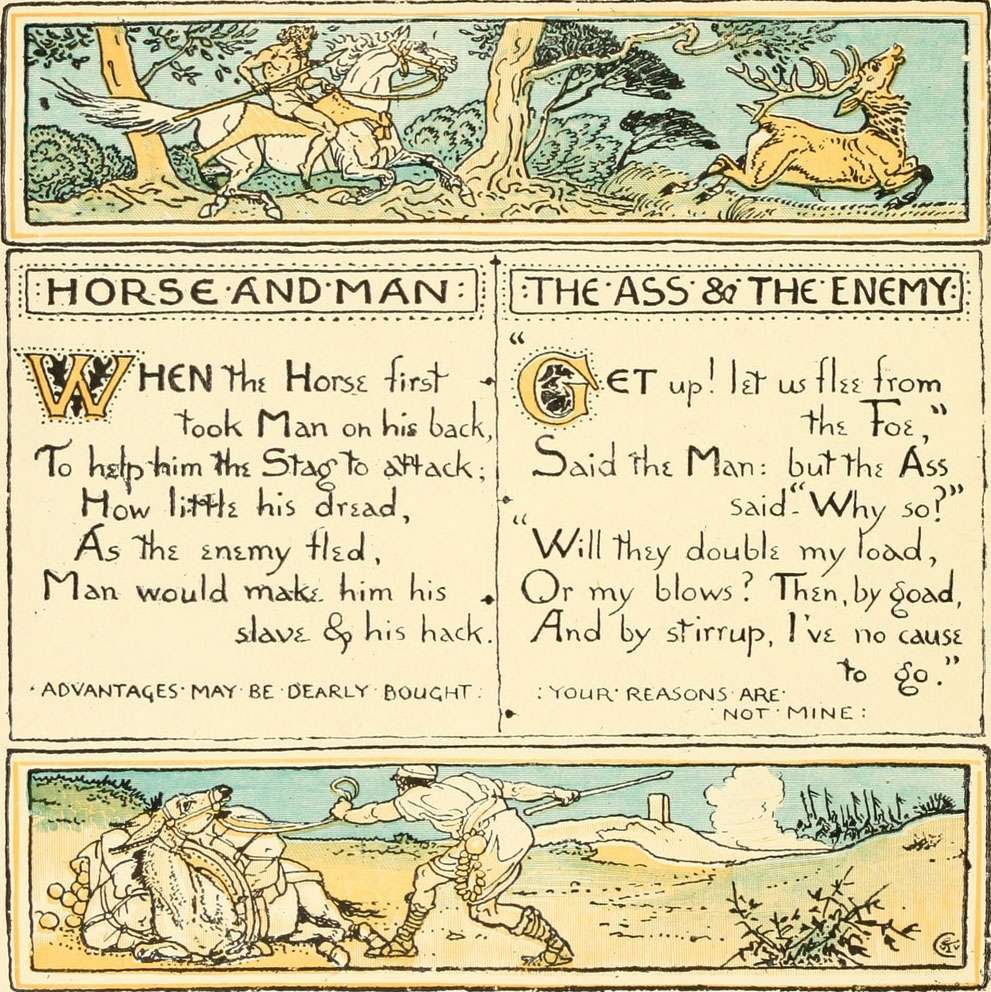 Crane W -1890- Baby's eigen Aesop_152 online puzzel