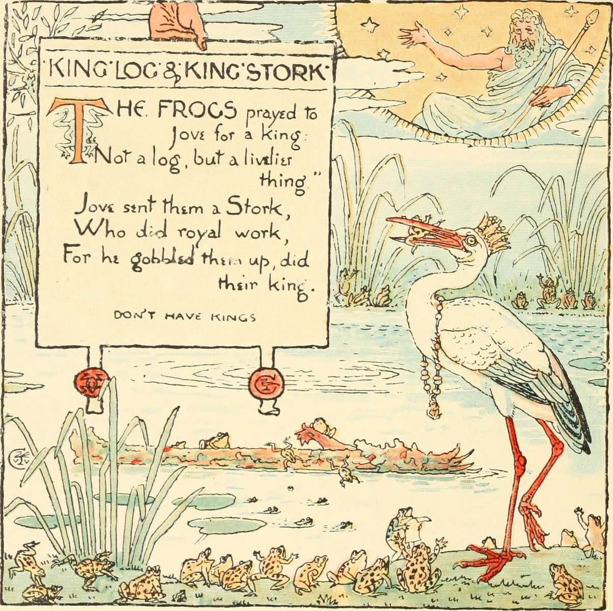 Crane W -1890- Baby's eigen Aesop_144 online puzzel