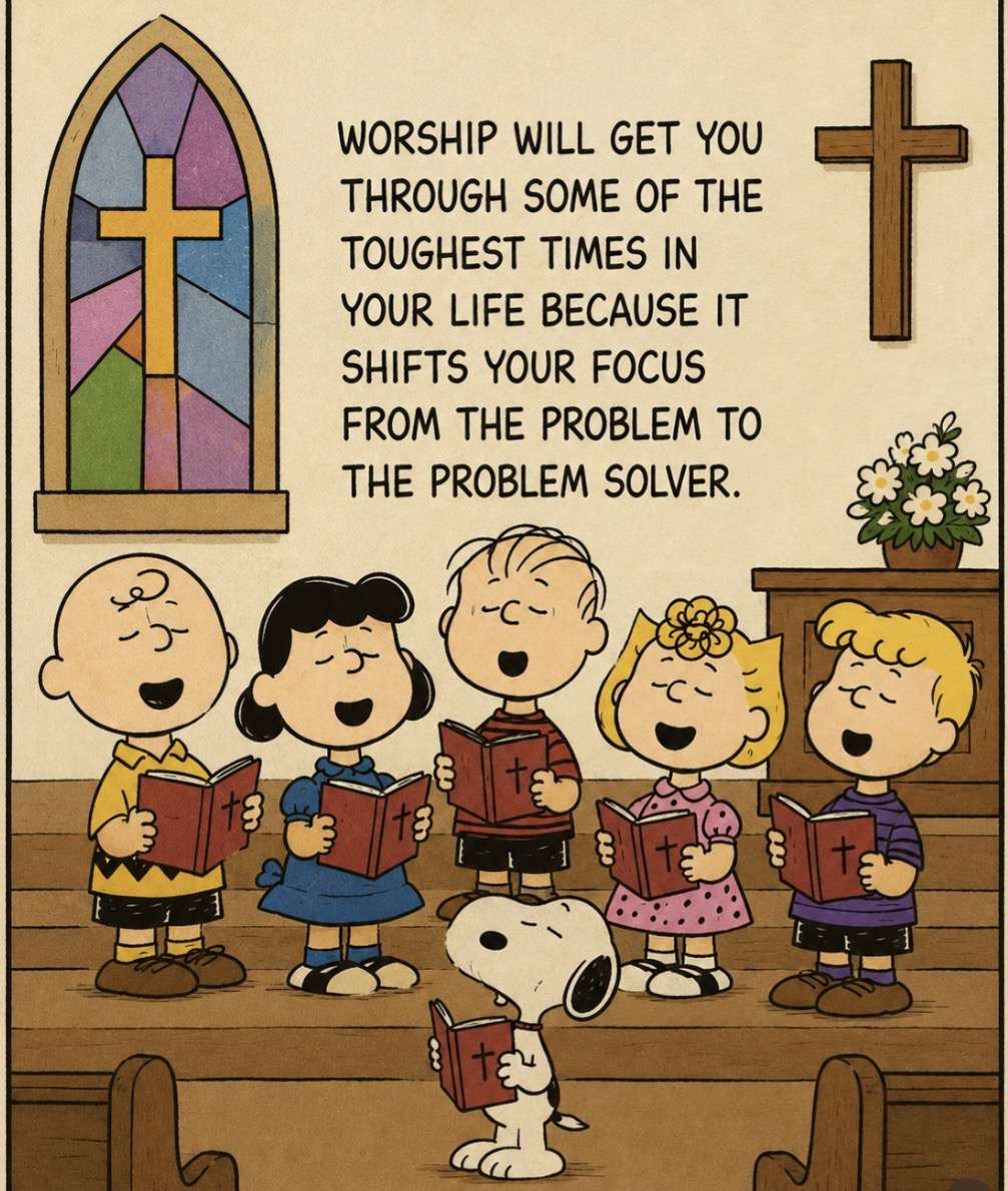 WORSHIP WILL GET YOU THROUGH SOME TOUGH TIMES. online puzzle