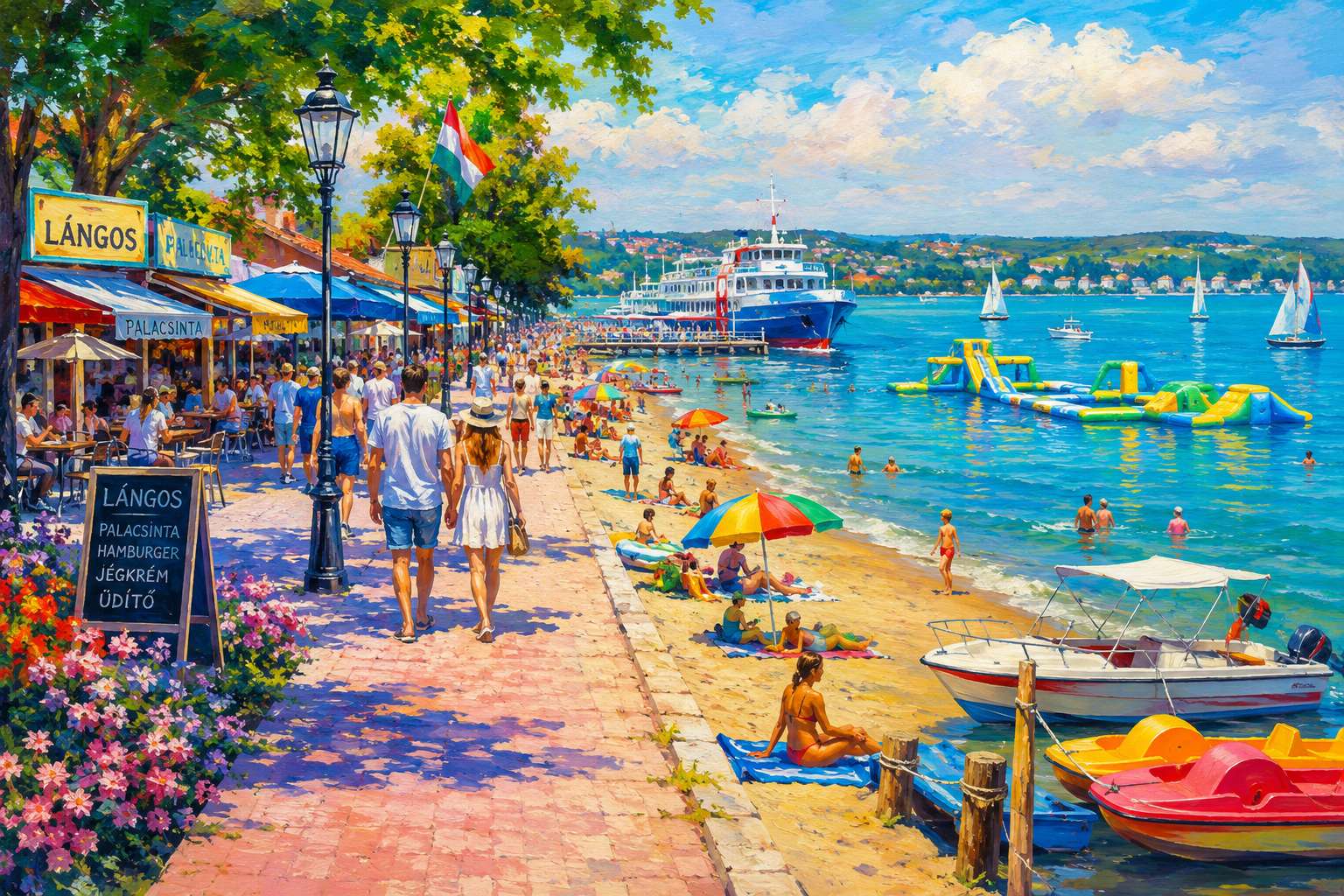 Promenadă de coastă jigsaw puzzle online
