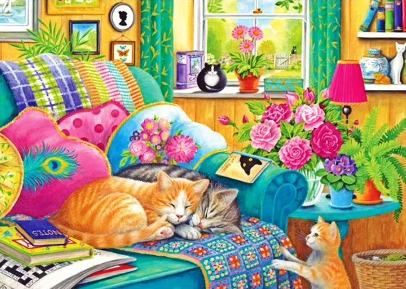 Katt tupplurrum Pussel online
