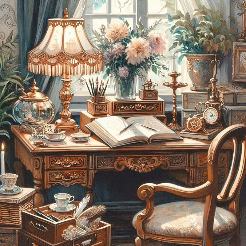 elegant, women's office jigsaw puzzle online