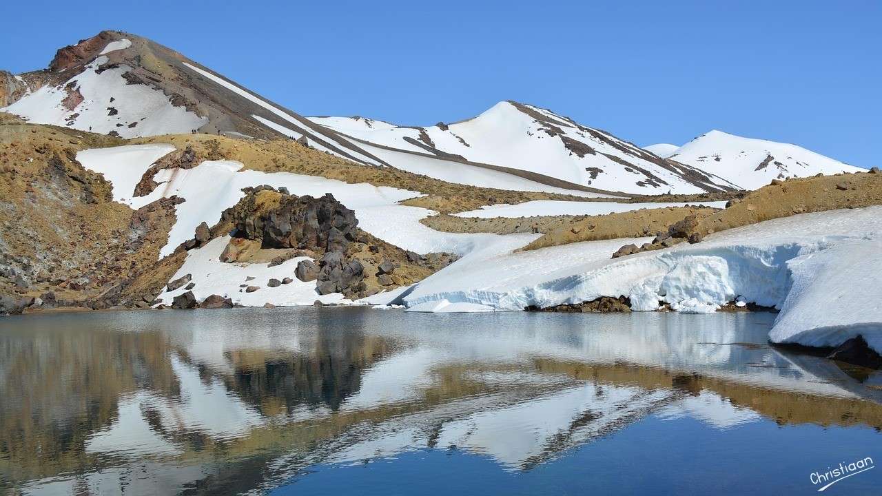 Mountains, New Zealand, Reflections. jigsaw puzzle online